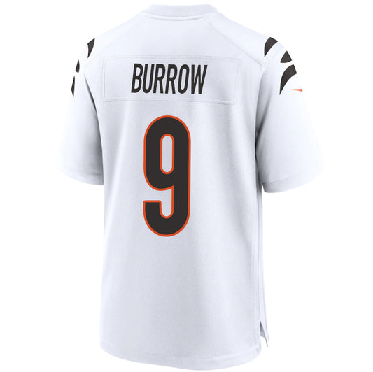 C.Bengals #9 Joe Burrow White Stitched Player Vapor Game Football Jerseys