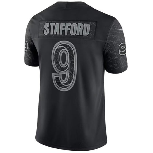 LA.Rams #9 Matthew Stafford Black Stitched Player Game Football Jerseys