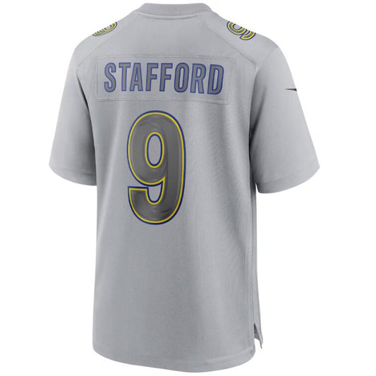 LA.Rams #9 Matthew Stafford Gray Stitched Player Game Football Jerseys