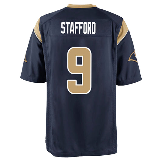 LA.Rams #9 Matthew Stafford Navy Stitched Player Game Football Jerseys