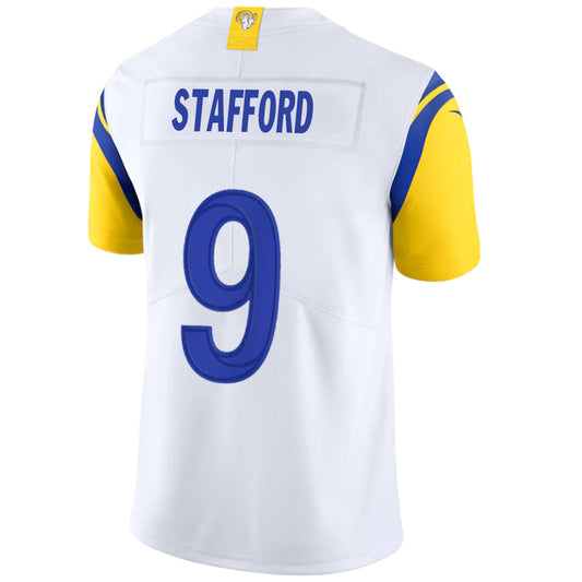 LA.Rams #9 Matthew Stafford White Stitched Player Vapor Game Football Jerseys