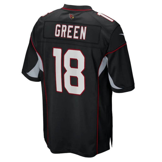 A.Cardinal #18 A.J. Green Black Player Game Jersey Stitched American Football Jerseys