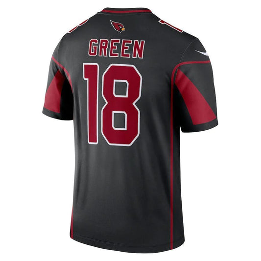 A.Cardinal #18 A.J. Green Black Player Legend Game Jersey Stitched American Football Jerseys