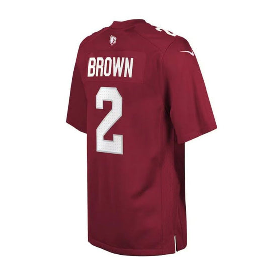 A.Cardinal #2 Marquise Brown Game Player Jersey - Cardinal Stitched American Football Jerseys