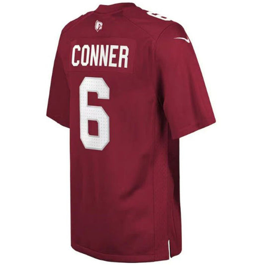 A.Cardinal #6 James Conner Game Player Jersey - Cardinal Stitched American Football Jerseys