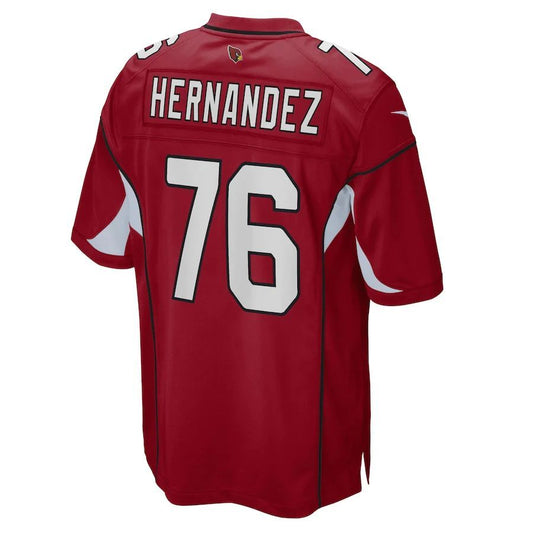 A.Cardinal #76 Will Hernandez Cardinal Game Player Jersey Stitched American Football Jerseys