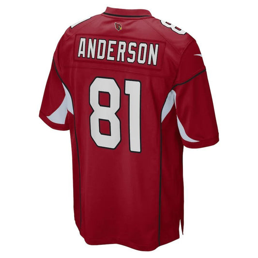 A.Cardinal #81 Robbie Anderson Cardinal Game Player Jersey Stitched American Football Jerseys