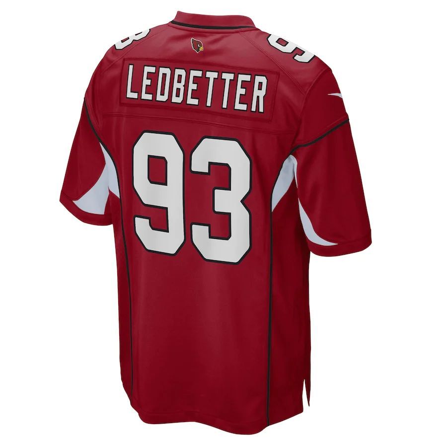 A.Cardinal #93 Jonathan Ledbetter Cardinal Player Game Jersey Stitched American Football Jerseys