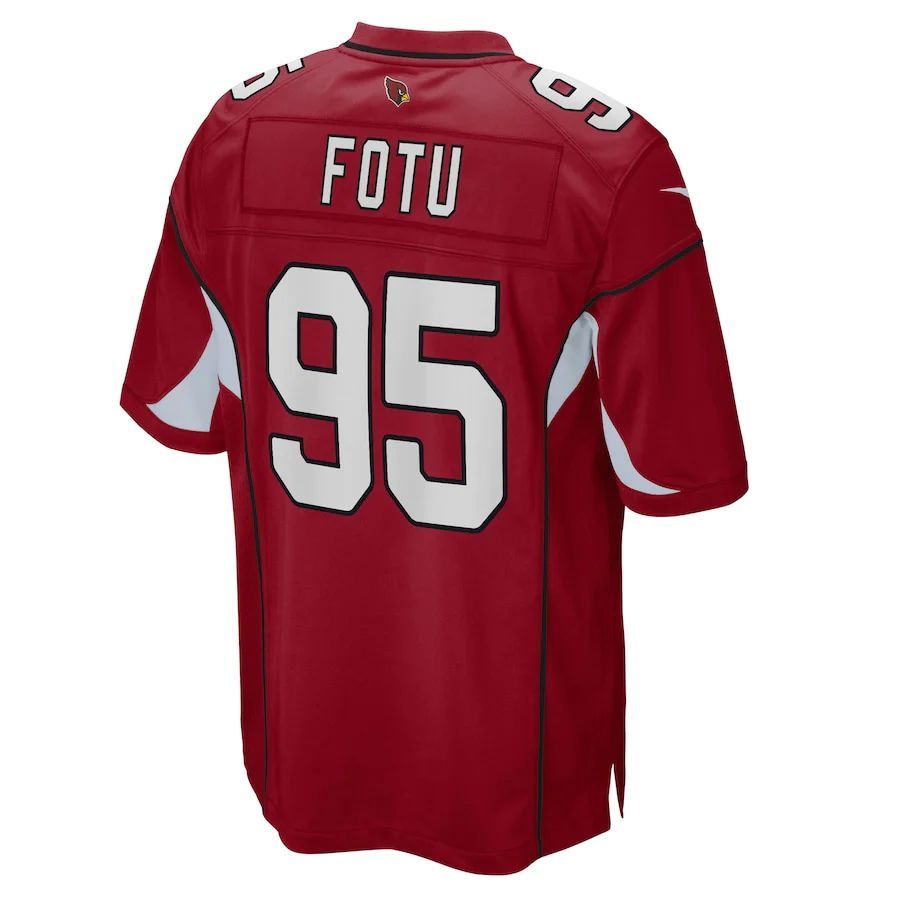 A.Cardinal #95 Leki Fotu Cardinal Playre Game Jersey Stitched American Football Jerseys