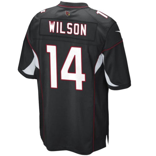 A.Cardinals #14 Michael Wilson Black Player Jersey Alternate Game Jersey