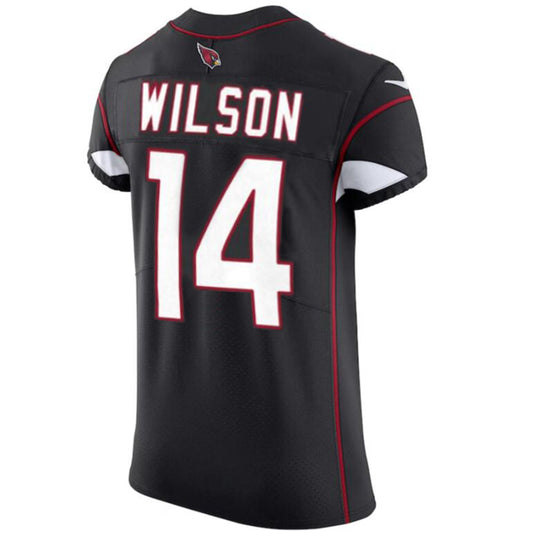 A.Cardinals #14 Michael Wilson Black Player Jersey Vapor Elite Jersey