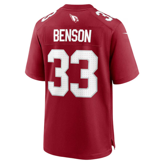A.Cardinals #33 Trey Benson Player Cardinal Home Game Football Jerseys