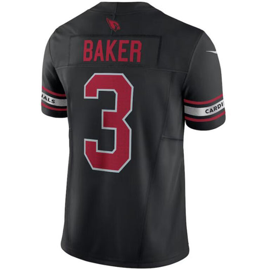 A.Cardinals #3 Budda Baker Black Player Jersey Vapor F.U.S.E. Limited Jersey