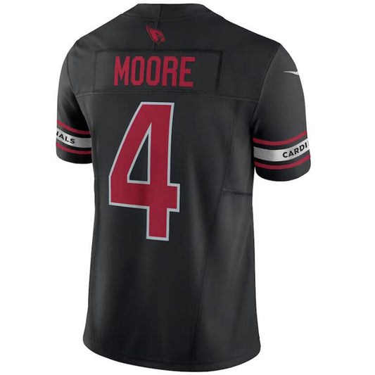 A.Cardinals #4 Rondale Moore Black Player Jersey Vapor F.U.S.E. Limited Jersey