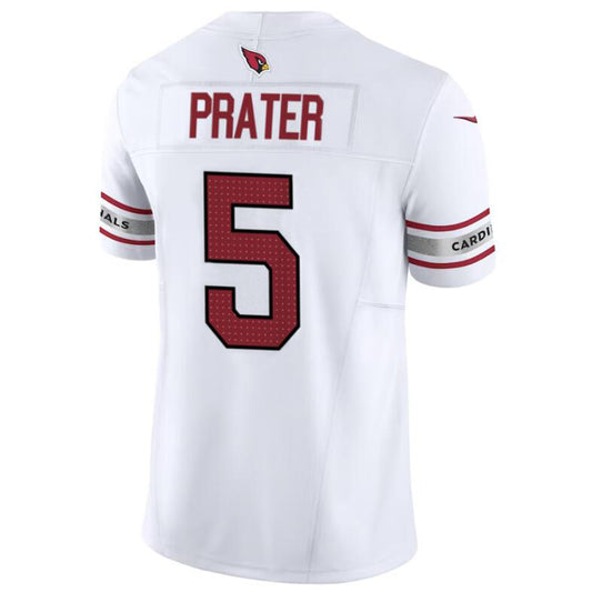 A.Cardinals #5 Matt Prater White Player Jersey Game Football Jersey