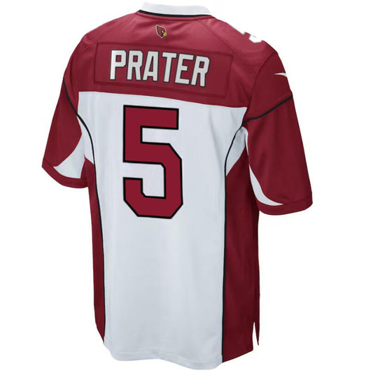 A.Cardinals #5 Matt Prater White Player Jersey Game Jerseys