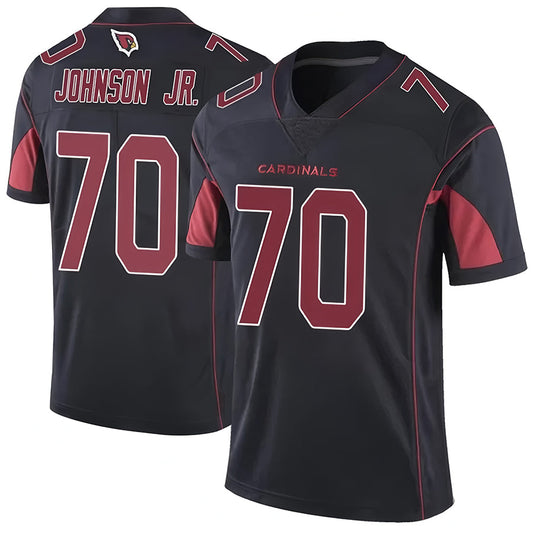 A.Cardinals #70 Paris Johnson Jr. Player Black Vapor Limited Elite Football Jerseys