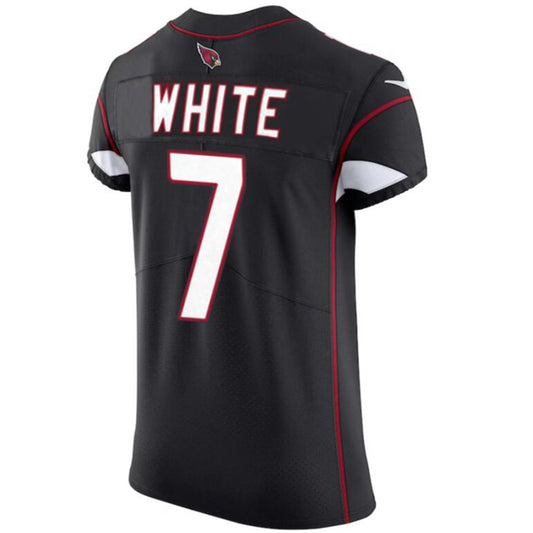 A.Cardinals #7 Kyzir White Black Player Jersey Elite Jerseys