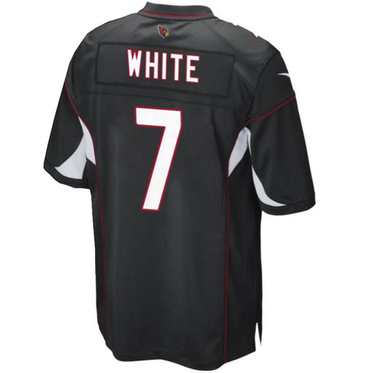 A.Cardinals #7 Kyzir White Black Player Jersey Game Football Jersey