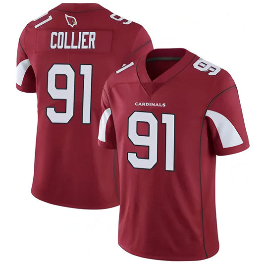 A.Cardinals #91 L.J. Collier Player Cardinal Vapor Untouchable Limited Football Jerseys