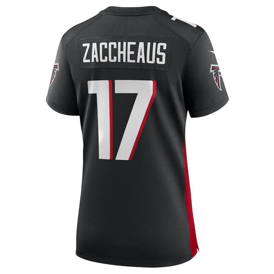 A.Falcons #17 Olamide Zaccheaus Black Player Game Jersey Stitched American Football Jerseys