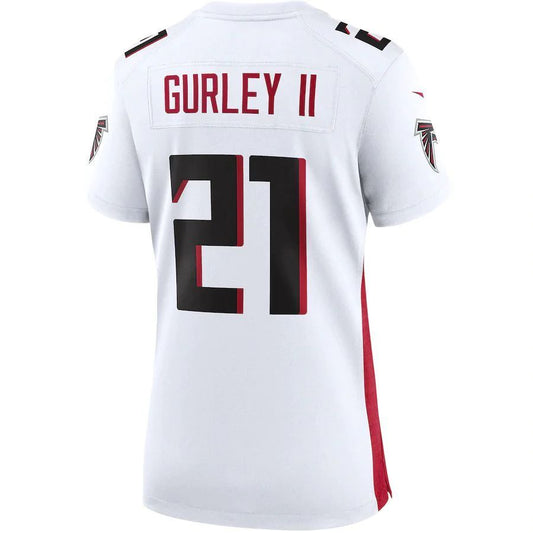 A.Falcons #21 Todd Gurley II White Player Game Jersey Stitched American Football Jerseys