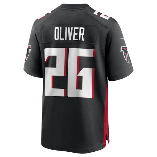 A.Falcons #26 Isaiah Oliver Black Player Game Jersey Stitched American Football Jerseys