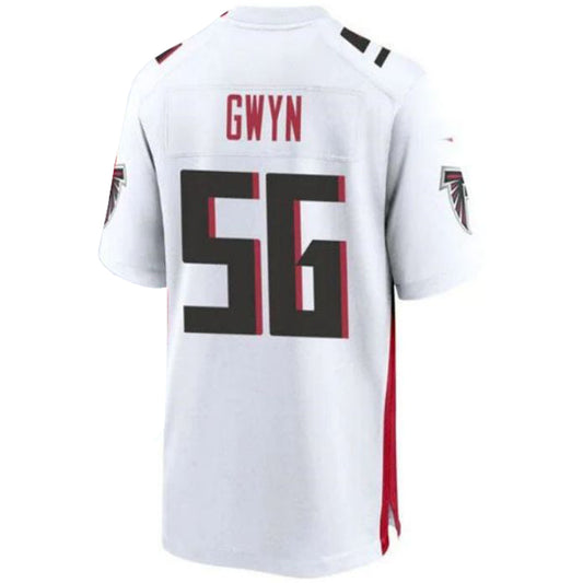 A.Falcons #56 Jovaughn Gwyn Game Jersey - White Player Stitched American Football Jerseys