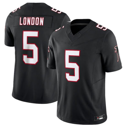 A.Falcons #5 Drake London Black Vapor F.U.S.E. Limited Jersey American Stitched Football Jerseys