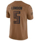 A.Falcons #5 Drake London Brown 2023 Salute To Service Limited Jersey American Stitched Football Jerseys