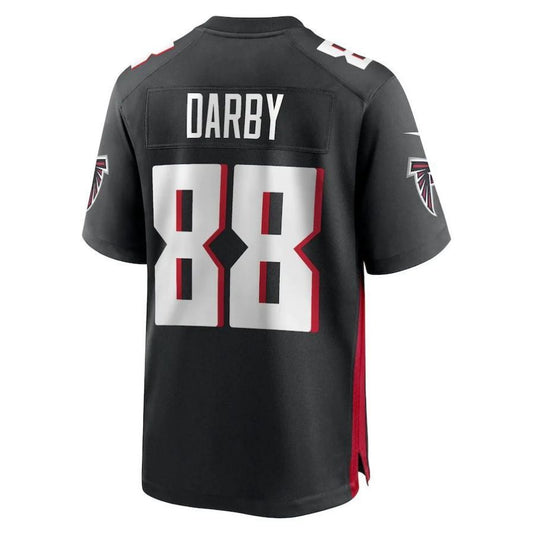 A.Falcons #88 Frank Darby Black Player Game Jersey Stitched American Football Jerseys