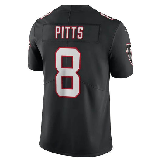 A.Falcons #8 Kyle Pitts Black Player Alternate Vapor Limited Jersey Stitched American Football Jerseys