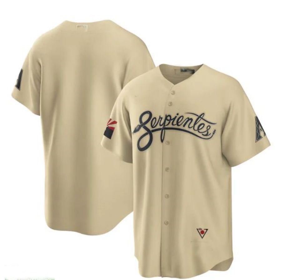 Custom Arizona Diamondbacks City Connect Replica Jersey - Gold Stitches Baseball Jerseys