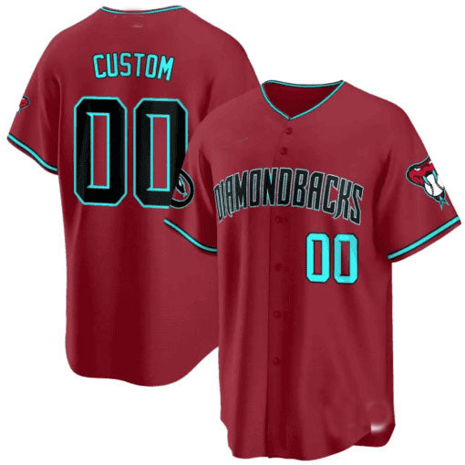 Custom A.Diamondbacks Cool Base Game Stitched Baseball Jerseys