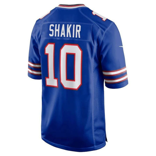 B.Bills #10 Khalil Shakir Royal Player Game Jersey American Stitched Football Jerseys