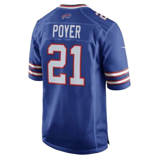 B.Bills #21 Jordan Poyer Royal Team Player Game Jersey American Stitched Football Jerseys