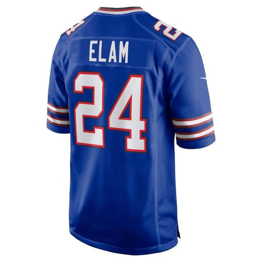 B.Bills #24 Kaiir Elam Royal 2022 Draft First Round Pick Game Player Jersey American Stitched Football Jerseys