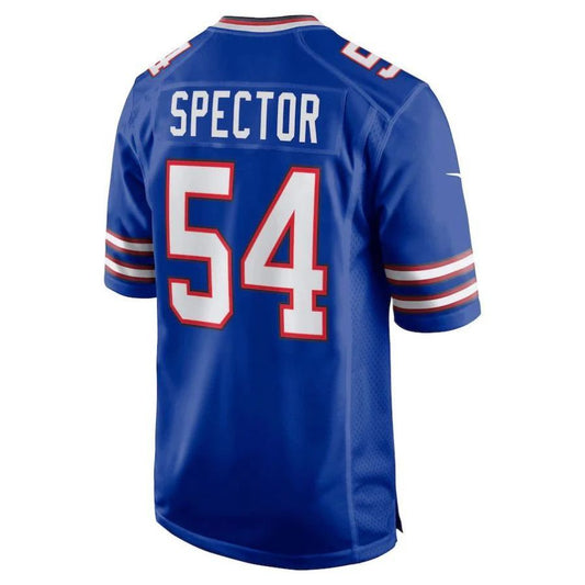 B.Bills #54 Baylon Spector Royal Game Player Jersey Stitched American Football Jerseys