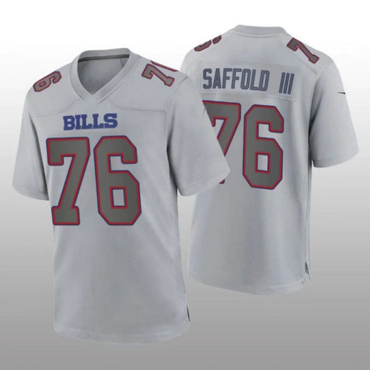B.Bills #76 Rodger Saffold III Gray Atmosphere Game Player Jersey Football Stitched American Jerseys