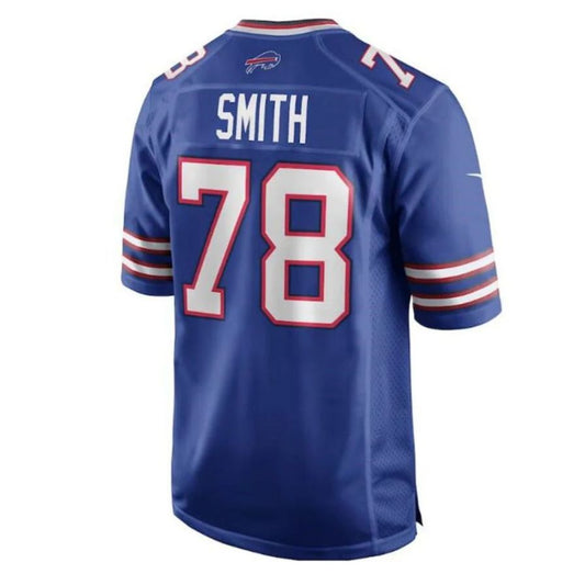 B.Bills #78 Bruce Smith Royal Game Retired Player Jersey American Stitched Football Jerseys