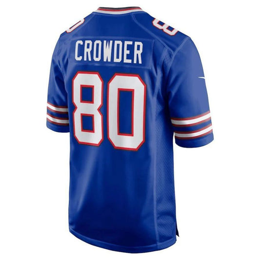 B.Bills #80 Jamison Crowder Royal Game Player Jersey American Stitched Football Jerseys
