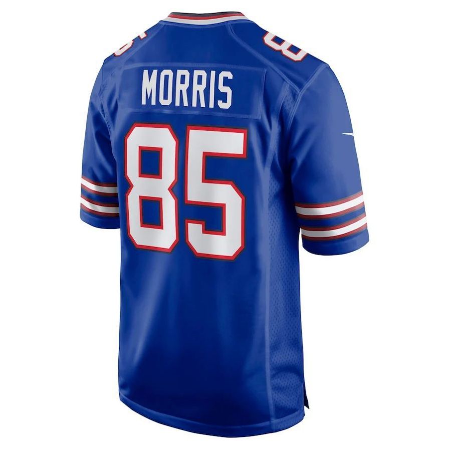 B.Bills #85 Quintin Morris Royal Game Player Jersey American Stitched Football Jerseys