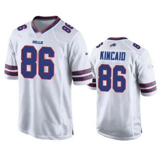 B.Bills #86 Dalton Kincaid Royal 2023 Draft Game Player Jersey American Stitched Football Jerseys