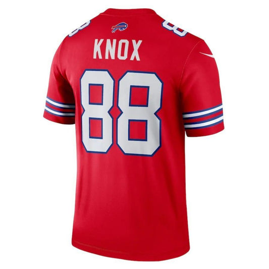 B.Bills #88 Dawson Knox Red Legend Player Jersey Stitched American Football Jerseys