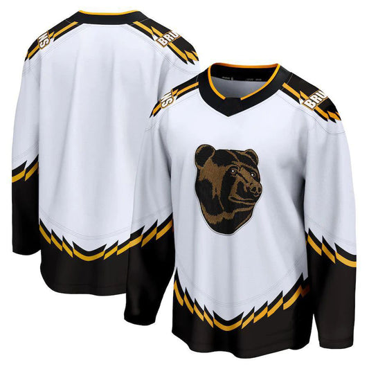 Custom B.Bruins Fanatics Branded Special Edition 2.0 Breakaway Blank Jersey White Stitched American Hockey Jerseys