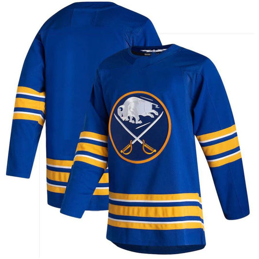 Custom B.Sabres Home Authentic Jersey Royal Stitched American Hockey Jerseys