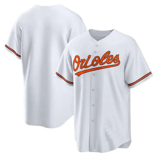 Custom Baltimore Orioles White Home Replica Team Jersey Baseball Jerseys