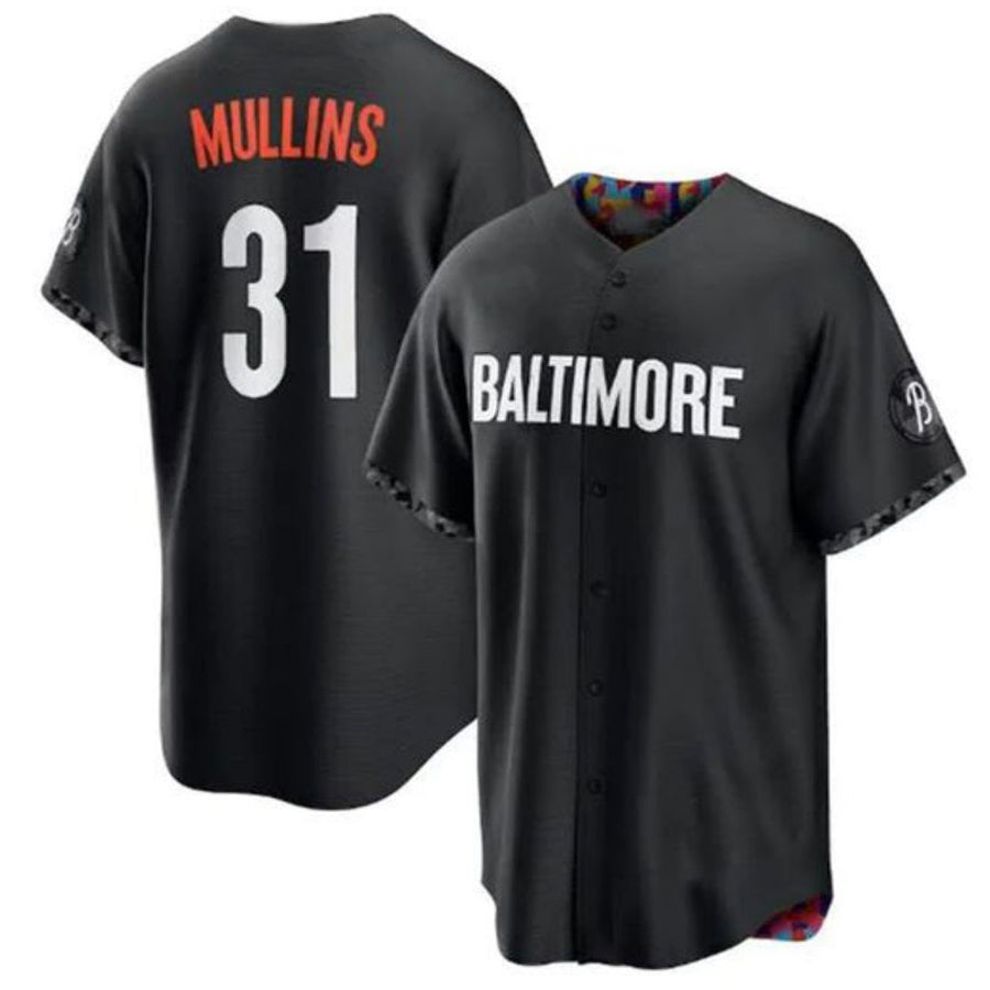 Baltimore Orioles #31 Cedric Mullins 2023 City Connect Replica Player Jersey - Black Baseball Jerseys