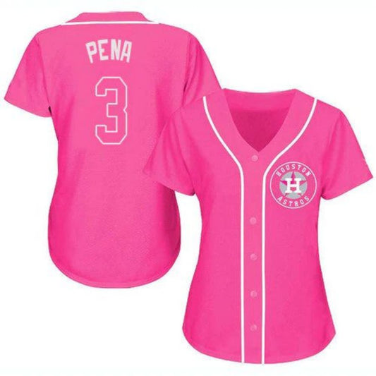 Baseball Jersey Houston Astros Jeremy Pena Pink Fashion Stitched Player Jerseys