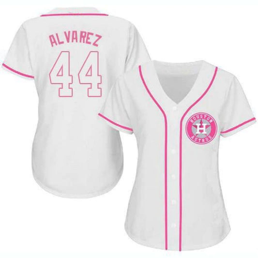 Baseball Jersey Houston Astros #44 Yordan alvarez White Fashion Stitched Player Jerseys